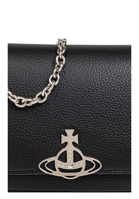 Borsa a mano hazel in nero Vivienne Westwood - donna VIVIENNE WESTWOOD | 46020001WS000DN403